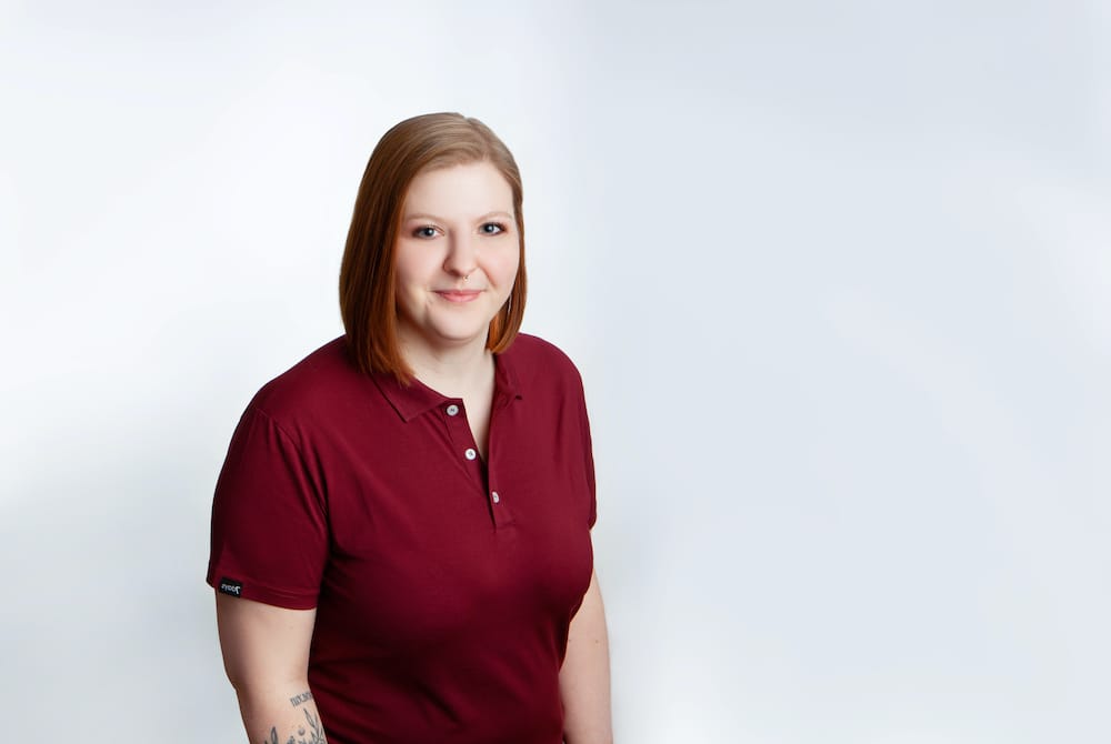 Zahnarzt Karlsruhe Südweststadt – Reichmann – Team – Frau Eimerich Zahnarzt Karlsruhe Südweststadt - Portrait von Jessica Eimerich